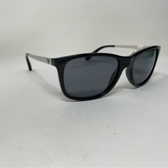 Emporio Armani Other - EMPORIO ARMANI POLARIZED SUNGLASSES EA 4023 5017/81 57/17/140 BLACK SILVER GRAY